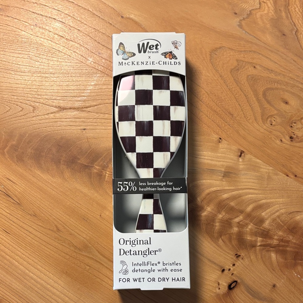 Goody x Mackenzie Childs Wet Brush Original Detangler with Checkered Pattern